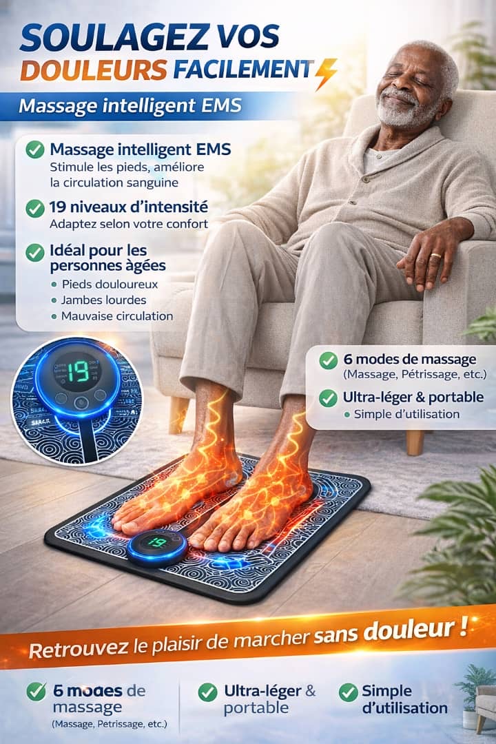 ✨ Tapis Masseur Électrique