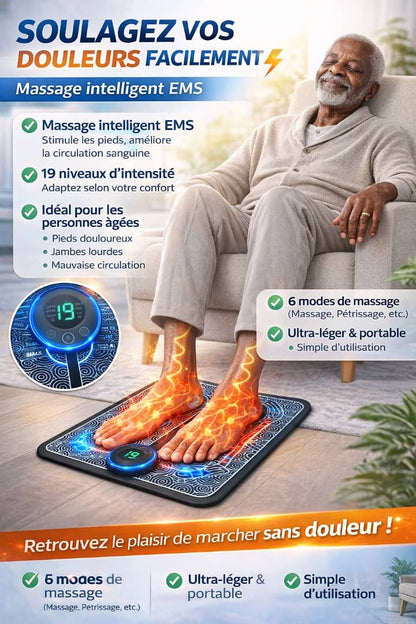 ✨ Tapis Masseur Électrique