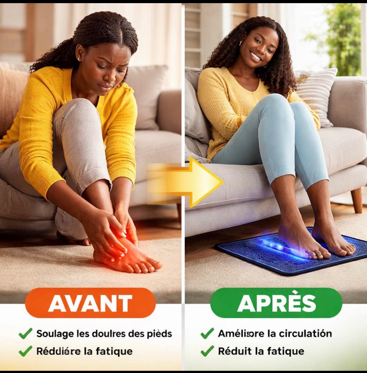 ✨ Tapis Masseur Électrique